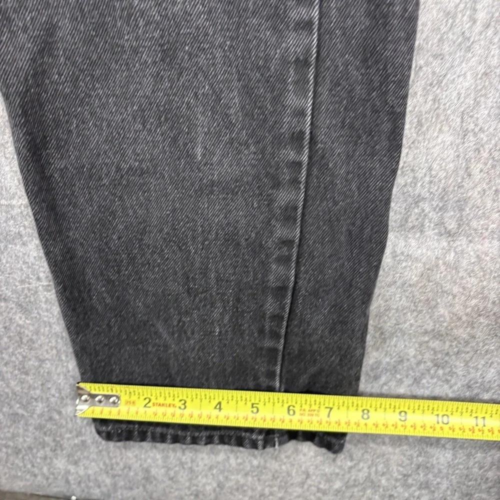 Vintage Levi's 505 Jeans Black 28 x 31 Straight Cotton Zip Lesotho 2006 Denim